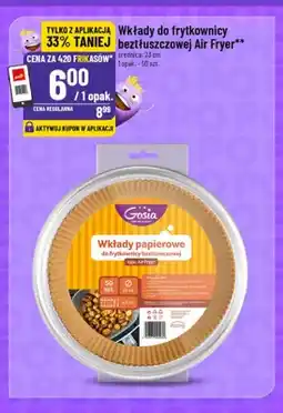 Polomarket Wkłady papierowe do frytkownicy beztłuszczowej Gosia 23 cm oferta