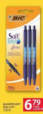 Selgros Długopisy Soft Feel BIC 3-pak oferta