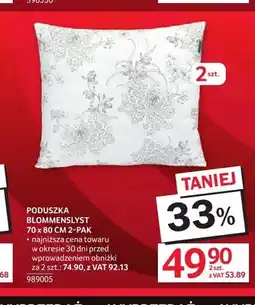 Selgros Poduszka Blommenslyst 2-pak 70x80 cm oferta