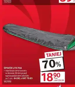 Selgros Śpiwór Lite Pak oferta