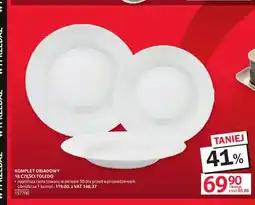 Selgros Komplet obiadowy 18 części Toledo oferta