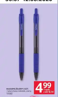 Selgros Długopis żelowy Herlitz 2-pak oferta