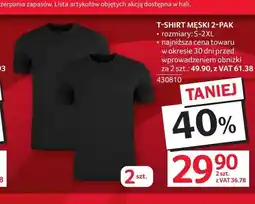 Selgros T-shirt męski 2-pak oferta