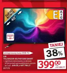 Selgros Telewizor Lin 40 Smart oferta