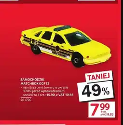 Selgros Samochodzik Matchbox GGF12 oferta