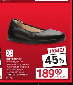 Selgros Buty damskie skórzane oferta