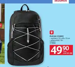 Selgros Plecak czarny Expedition oferta