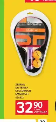 Selgros Zestaw do tenisa stołowego Spokey Smash Set oferta