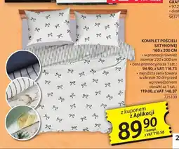 Selgros Komplet pościeli satynowej 160x200 cm oferta