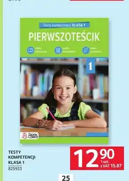 Selgros Książka Testy kompetencji klasa 1. Pierwszoklasista oferta