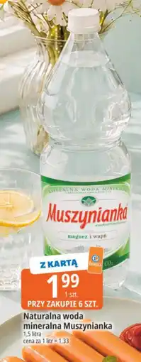 E.Leclerc Woda mineralna Muszynianka oferta