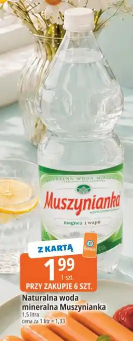 E.Leclerc Woda mineralna Muszynianka oferta