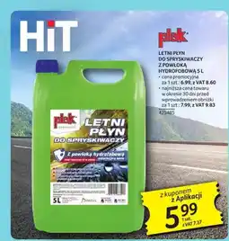 Selgros Letni płyn do spryskiwaczy z powłoką hydrofobową Plak oferta