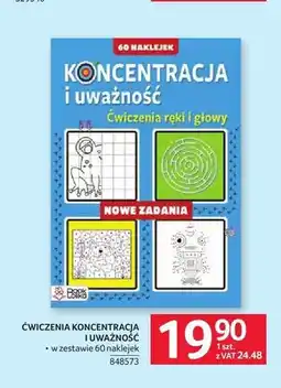 Selgros Książka Koncentracja i uważność. Ćwiczenia ręki i głowy oferta