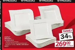 Selgros Komplet obiadowy 18 części Fala oferta