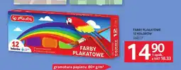 Selgros Farby plakatowe Herlitz 12 kolorów oferta