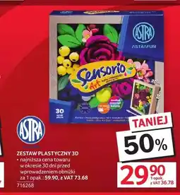 Selgros Zestaw plastyczny 3D Astra Sensorio Art oferta