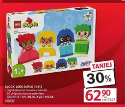 Selgros Klocki Lego Duplo 10415 Big Feelings & Emotions oferta