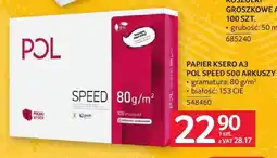 Selgros Papier ksero A3 Pol Speed 500 arkuszy oferta