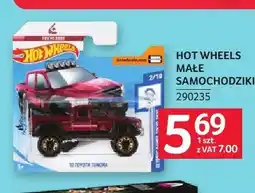 Selgros Małe samochodziki Hot Wheels oferta