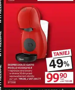 Selgros Ekspres do kawy Dolce Gusto Piccolo XS EDG210.R oferta