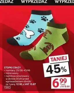 Selgros Skarpetki stopki Crazy oferta