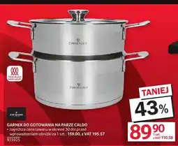 Selgros Garnek do gotowania na parze Zwieger Caldo oferta