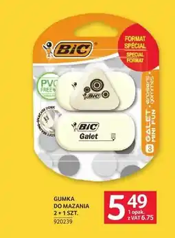 Selgros Gumka do mazania BIC Galet 3-pak oferta