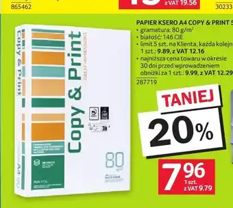 Selgros Papier ksero A4 Copy & Print 500 arkuszy oferta