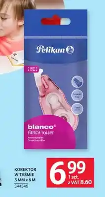 Selgros Korektor w taśmie Pelikan Blanco Fancy Roller oferta