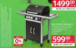 Selgros Grill gazowy Nebraska 3,1 oferta