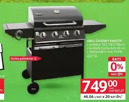 Selgros Grill gazowy Dakota oferta