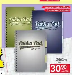Selgros Kołozeszyt A4 Project Book Pukka Pad oferta