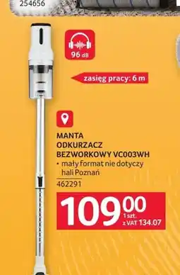 Selgros Odkurzacz bezworkowy Manta oferta