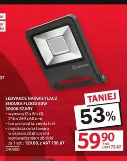 Selgros Naświetlacz Ledvance Endura Flood 50W oferta