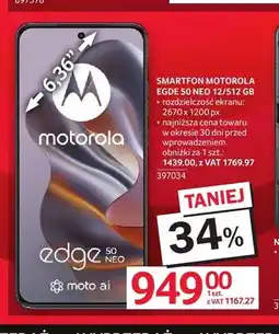 Selgros Smartfon Motorola Edge 50 Neo oferta