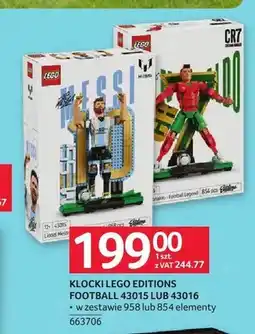 Selgros Klocki LEGO Editions Football Lionel Messi 43015 oferta