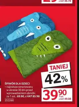 Selgros Śpiwór dla dzieci oferta