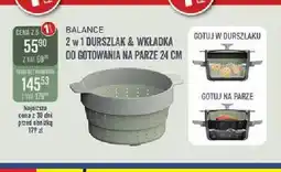 Selgros Durszlak i wkładka do gotowania na parze 2 w 1 BergHOFF BALANCE oferta