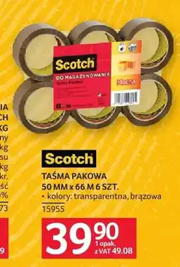 Selgros Taśma pakowa Scotch 6 sztuk oferta