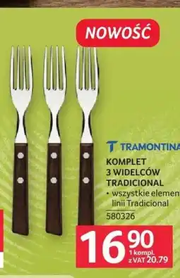 Selgros Komplet 3 widelców Tramontina Tradicional oferta