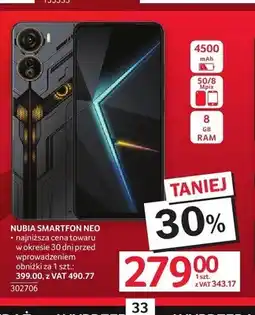Selgros Smartfon Nubia Neo oferta