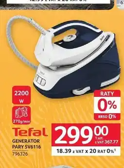 Selgros Generator pary Tefal oferta
