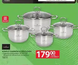 Selgros Komplet garnków 8 części Lovro Zwieger oferta