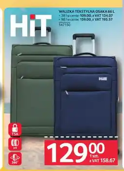 Selgros Walizka tekstylna Osaka oferta