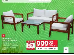 Selgros Zestaw mebli ogrodowych Lucca oferta