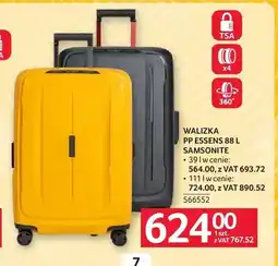 Selgros Walizka PP Samsonite Essens oferta
