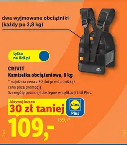 Lidl Kamizelka Crivit oferta
