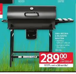 Selgros Grill beczka z żeliwnym rusztem oferta
