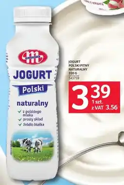 Selgros Jogurt pitny naturalny Mlekovita Polski oferta